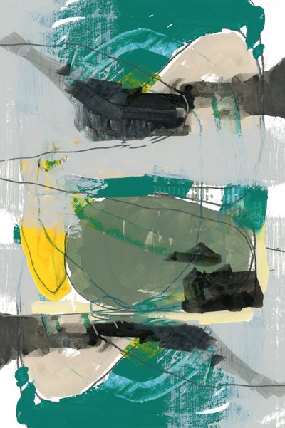 Pinceladas abstratas vibrantes de cartissi