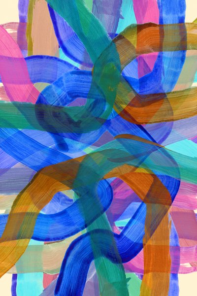 Espirais abstratas vibrantes de cartissi