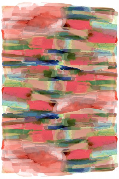 Pinceladas abstratas vibrantes em camadas de cartissi