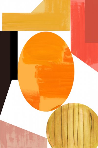 Formas abstratas aconchegantes de cartissi