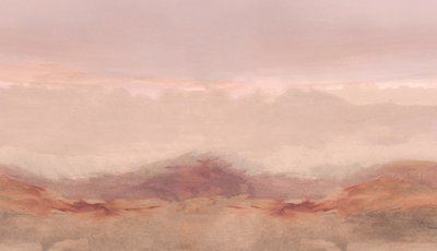 Horizonte quente do deserto de cartissi