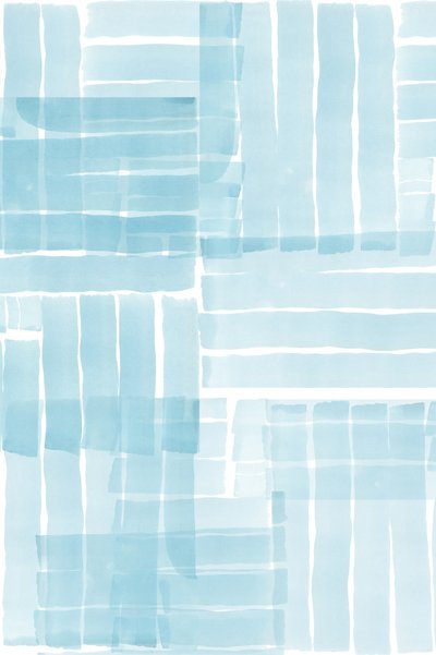 Listras azuis em aquarela de cartissi