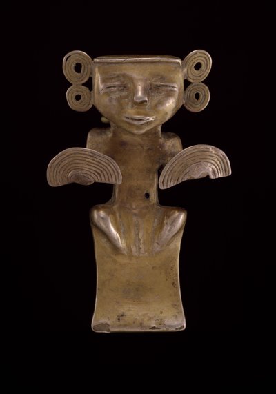 Pendente Figural com Dorso Aberto de civilization Quimbaya