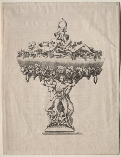 Taça Coberta com Festão de Uvas de copy after Antonio Fantuzzi