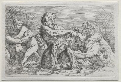 Deuses do Rio de copy after Salvator Rosa