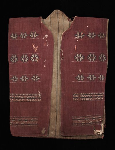Jaqueta de headhunter (baju kirai), c.1825-75 (algodão tecido em casa) de culture Iban