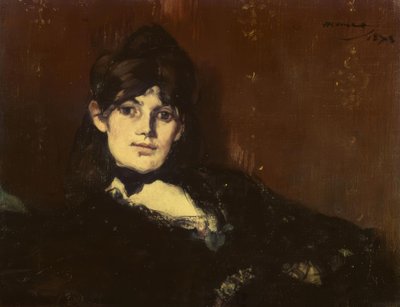 Berthe Morisot estendeu de Édouard Manet