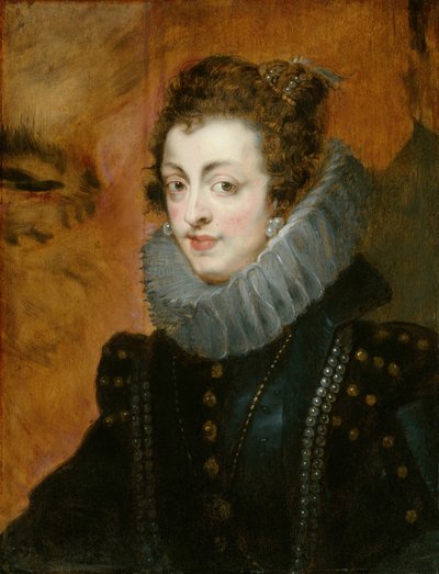 Retrato de Isabel de Bourbon, c. 1630. de follower of Flemish,. Peter Paul Rubens
