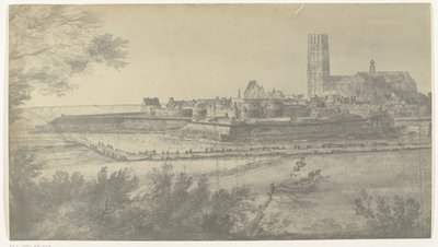 Vista de Harderwijk, 1672
Fotografias de desenhos da invasão francesa dos Países Baixos em 1672 por Adam Frans van der Meulen guardadas na Manufacture des Gobelins (título da série) de frères Moreau