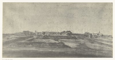 Vista de Maastricht, 1672 Fotos de desenhos da invasão francesa da Holanda em 1672 por Adam Frans van der Meulen preservados na Manufacture des Gobelins (título da série) de frères Moreau