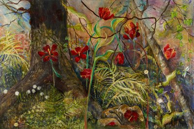 Jardim Feral, 2017 (óleo) de jocasta shakespeare