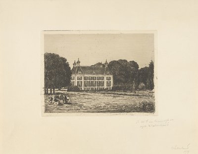 Propriedade de Waterland de jonkheer Barthold Willem Floris van Riemsdijk