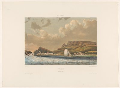 Baía de Caracas
Curaçau. Baía de Caraccas (título sobre o objecto) de jonkheer Jacob Eduard van Heemskerck