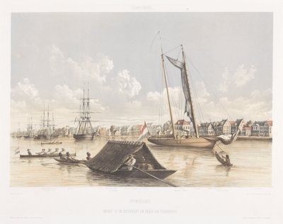 Vista da orla marítima e das estradas de Paramaribo
Gezigten uit Neerland
