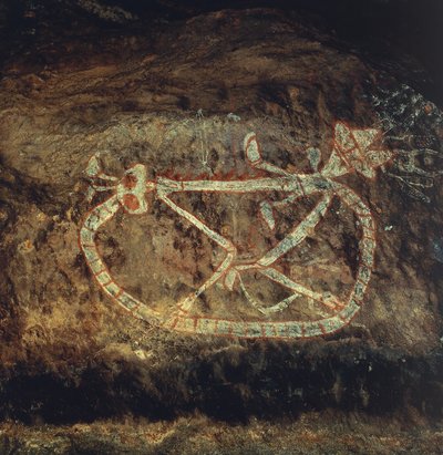 Mitologia Aborígene (pintura rupestre) de Theodore Charles Ange Coquelin