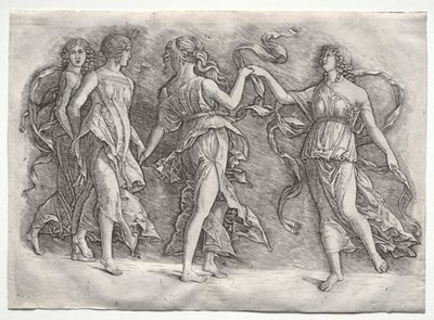 Quatro Musas Dançantes de probably by the so called Premier Engraver
