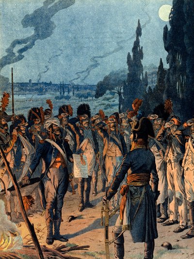 Campanha Italiana: Na noite da Batalha de Lodi, 10 de maio de pseudonym for Onfray de Breville Jacques Job