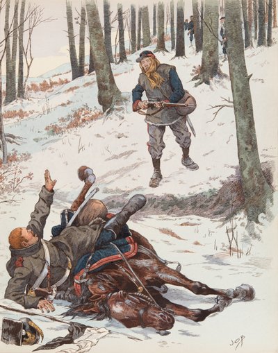 Jacques Marie Gaston Onfroy de Breville dit JOB (1858-1931) - Le Moblot (Soldado da Guarda Nacional Móvel durante a Guerra de 1870), Coleção Privada de pseudonym for Onfray de Breville Jacques Job