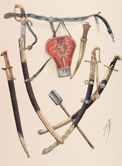 Jacques Marie Gaston Gaston Onfroy de Breville dit JOB (1858-1931) - Forfait das tropas francesas em todos os momentos: Arms a l