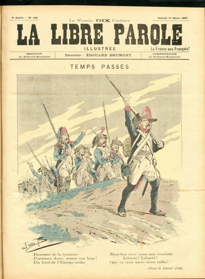 Ilustração da liberdade condicional La Libre de pseudonym for Onfray de Breville Jacques Job
