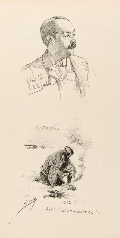 Retrato de Job (Jacques Marie Gaston Gaston Onfroy de Breville de pseudonym for Onfray de Breville Jacques Job