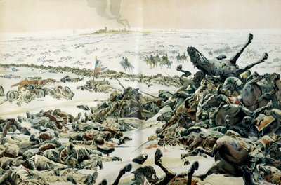 Campanha da Prússia e Polônia (1806-1807): no dia seguinte à vitória de Eylau, Napoleão I Bonaparte (1769-1821) visitou o campo de batalha e as numerosas derrotas no terreno em 9 de fevereiro de pseudonym for Onfray de Breville Jacques Job