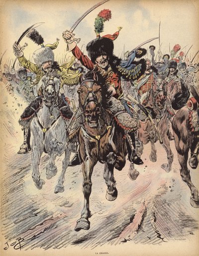 A carga (cor litho) de pseudonym for Onfray de Breville Jacques Job
