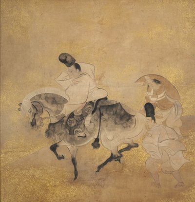 Atravessando em Sano de studio of Tawaraya Sōtatsu