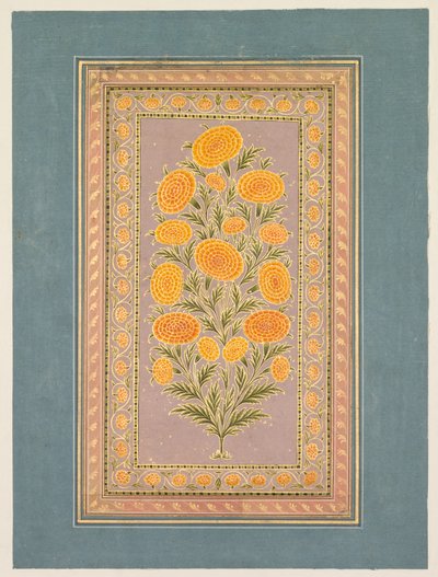 Flor de calêndula de style of Hunhar II