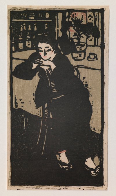 Mulher num Café de Ôta Saburô