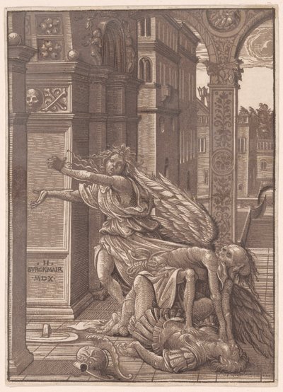 Os amantes surpreendidos pela morte de the Elder Hans Burgkmair