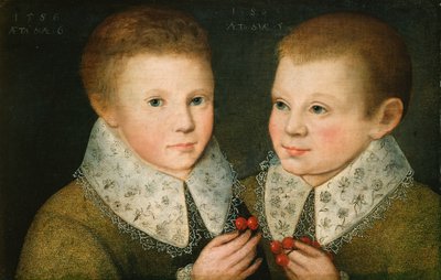 Retrato de dois irmãos, 1586. de the Younger Marcus Gheeraerts