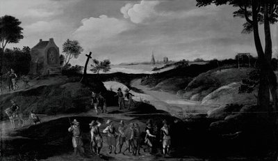 Paisagem com Figuras, c. 160025. de the younger Joos de Momper