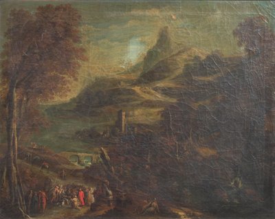 Paisagem com motivos bíblicos de van de Laeter