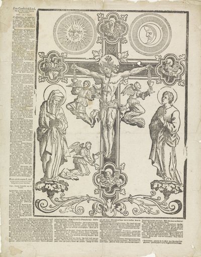 Uma canção espiritual, / da Paixão de Nosso Senhor / Jesus Cristo (título sobre o objecto) de weduwe Jacobus van Egmont