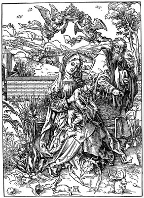 A Sagrada Família com as Três Lebres, 1497, 1936...