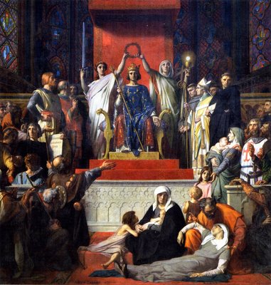 A glorificação de St. Louis de Alexandre Cabanel