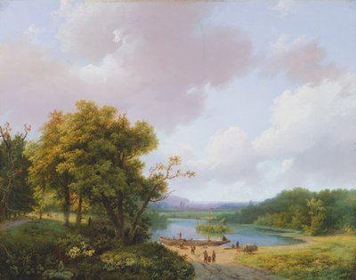 Paisagem Rural, século XIX de Barend Cornelis Koekkoek