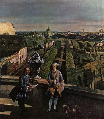 Viena, Panorama do Palais Kaunitz de Bernardo Bellotto