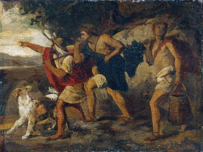Os batedores com a uva | Carl Rahl | Impressão de arte