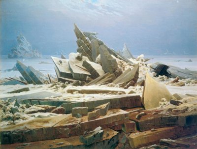 O mar de gelo de Caspar David Friedrich