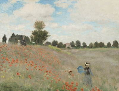 Campo de papoula de Claude Monet