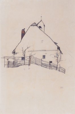 Casa com torre sineira de Egon Schiele