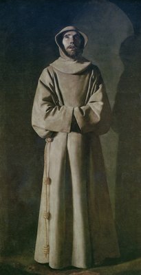 São Francisco (1181-1226) 1645-64 de Francisco de Zurbaran