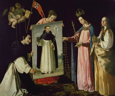 A Aparição da Virgem ao Monge de Soriano de Francisco de Zurbaran