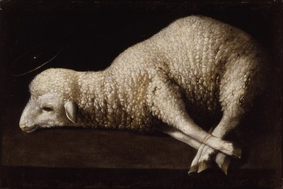 Cordeiro de Deus, c.1635-40 de Francisco de Zurbaran