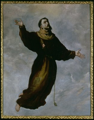Levitação de São Francisco de Francisco de Zurbaran
