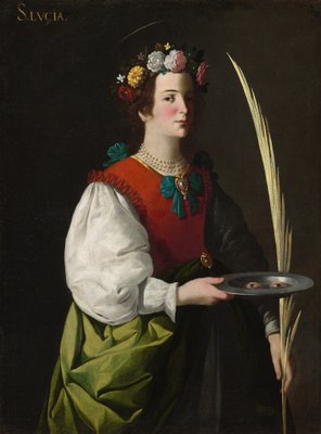Santa Lúcia, c.1625-1630 de Francisco de Zurbaran