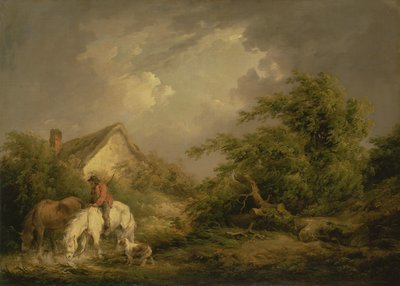 A Tempestade Aproximando, 1791 de George Morland