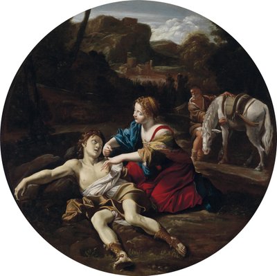 Angelica se importa com Medoro de Giovanni Lanfranco
